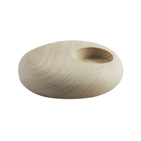 Houten theelichthouder Pentart schijf, 10 × 3 cm