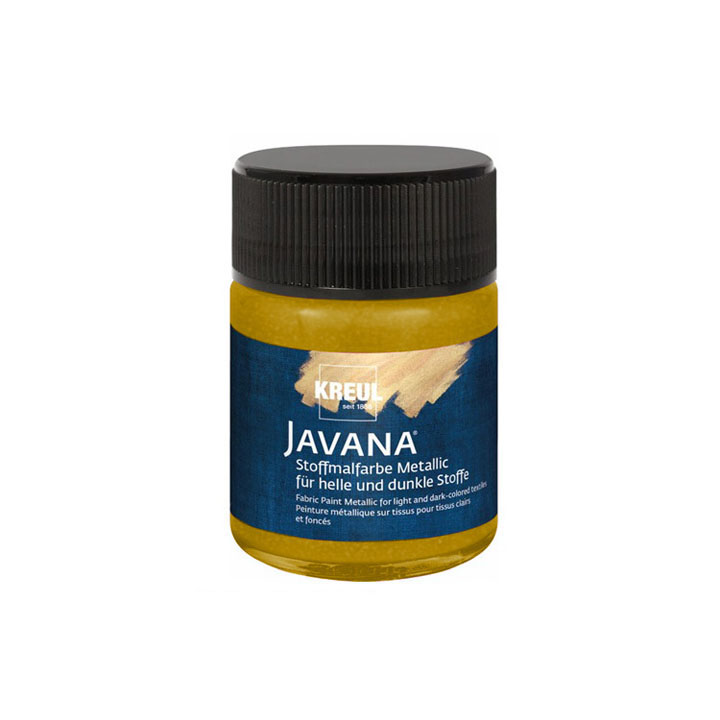 Kreul Javana textielverf metallic 50 ml – afbeelding 3