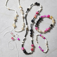 Jewelry-Making Craft Set, Brown-Black Mix