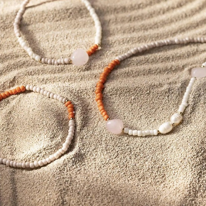 Jewelry-Making Craft Set with Rose Quartz