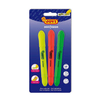 Jovi gelmarkeerstiften, 3 stuks in 3 neonkleuren