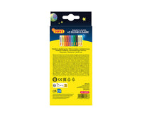 JOVI Glow plasticine 10 × 15 g – 8 kleuren + 2 nalichtende