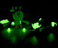 JOVI Glow plasticine 10 × 15 g – 8 kleuren + 2 nalichtende