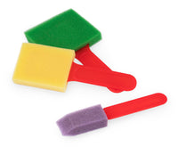 JOVI grote schuimpenselen, 3 stuks