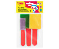 JOVI grote schuimpenselen, 3 stuks