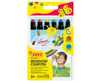 JOVI Jovidecor Glass gelkrijt voor glas, 6 stuks