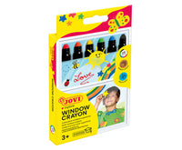 JOVI Jovidecor Glass gelkrijt voor glas, 6 stuks