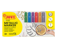JOVI Jovidecor Metalic viltstiften, 24 stuks in 6 kleuren