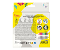 JOVI Jovidecor Textil Fabric Markers Brush Tip 12 pcs