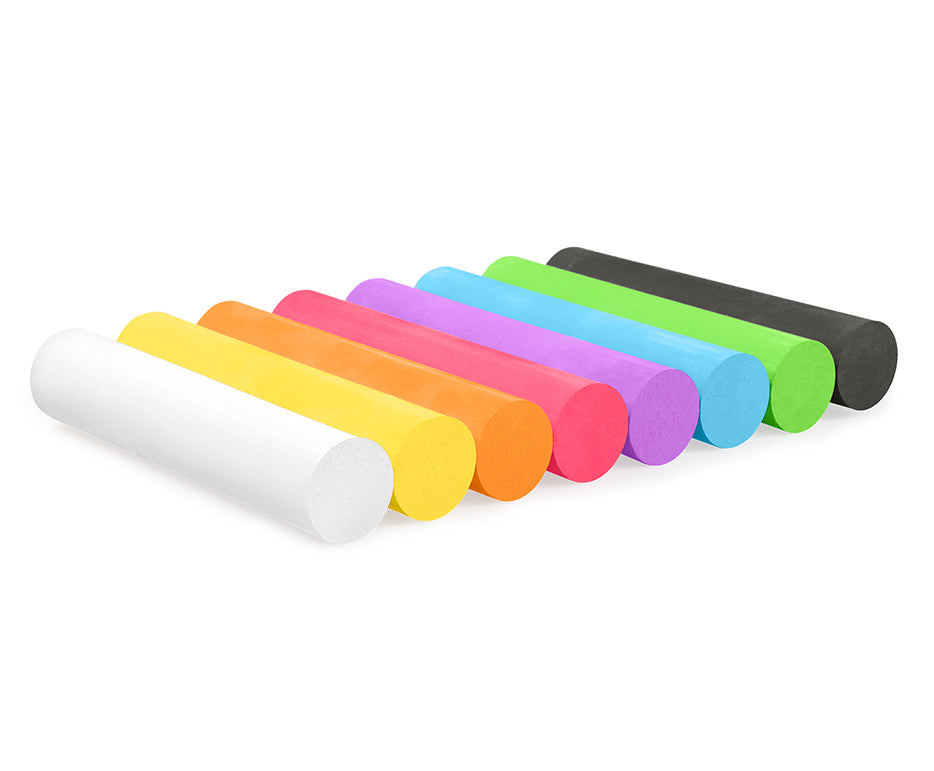 JOVI Jumbo stoepkrijt gekleurd 48 stuks, 100 × 20 mm