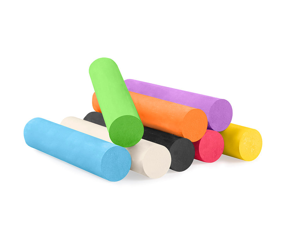 JOVI Jumbo stoepkrijt gekleurd 48 stuks, 100 × 20 mm