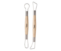 JOVI Kraft houten boetseergereedschap, set van 2 stuks