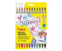 JOVI Lettering aquarelmarkers met dubbele punt, set van 12