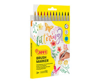 JOVI Lettering aquarelstiften met penseelpunt, set van 12