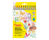 JOVI Lettering aquarelstiften met penseelpunt, set van 12