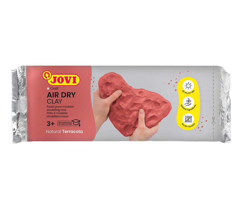 JOVI luchtdrogende klei 500 g – bruin