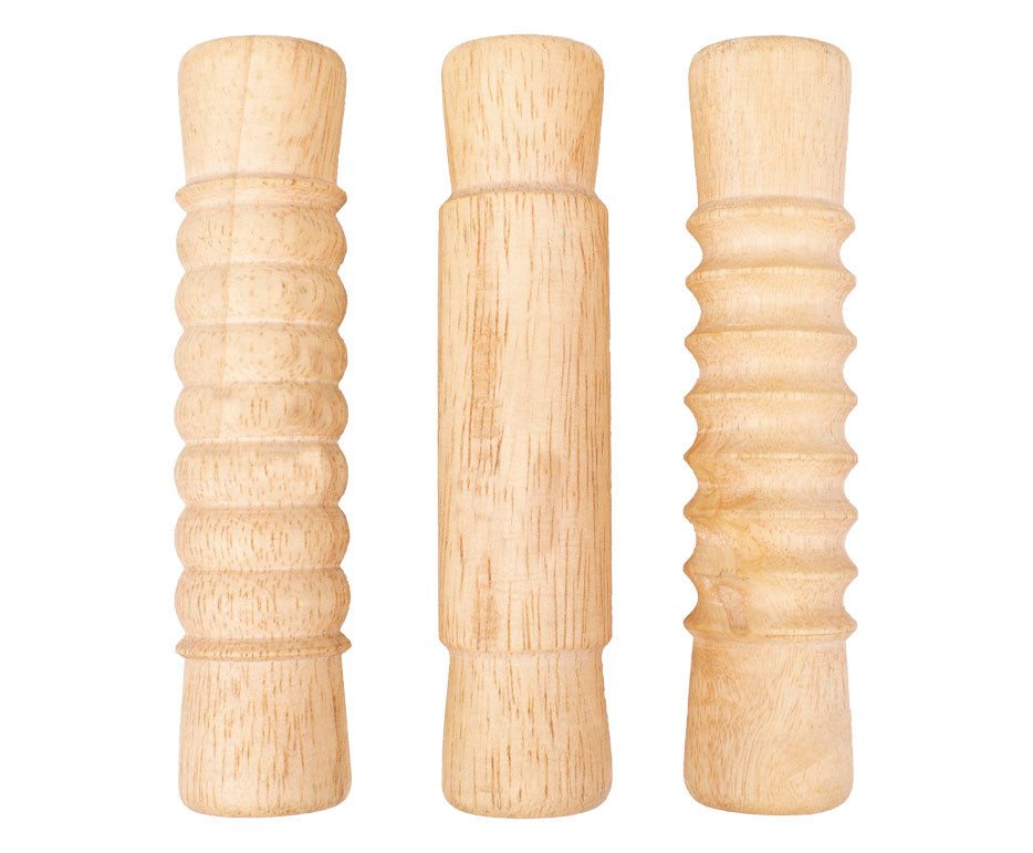 JOVI My First houten reliëfrollers voor klei, 3 stuks