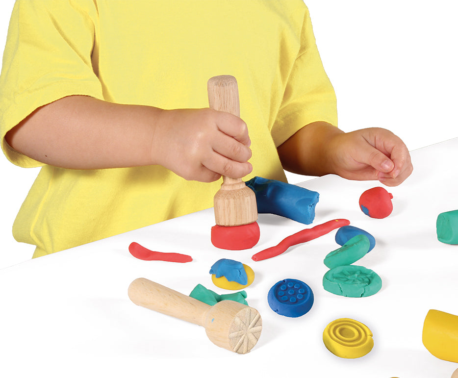 JOVI My First houten stempels, set van 12 stuks