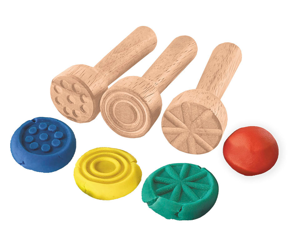 JOVI My First houten stempels, set van 12 stuks
