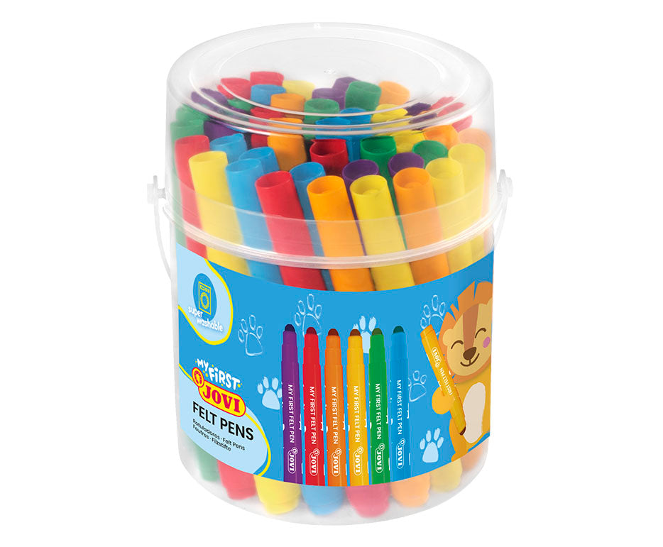 JOVI My First Jumbo viltstiften, 36 stuks in 6 kleuren
