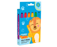JOVI My First Jumbo viltstiften voor kinderen, set van 6