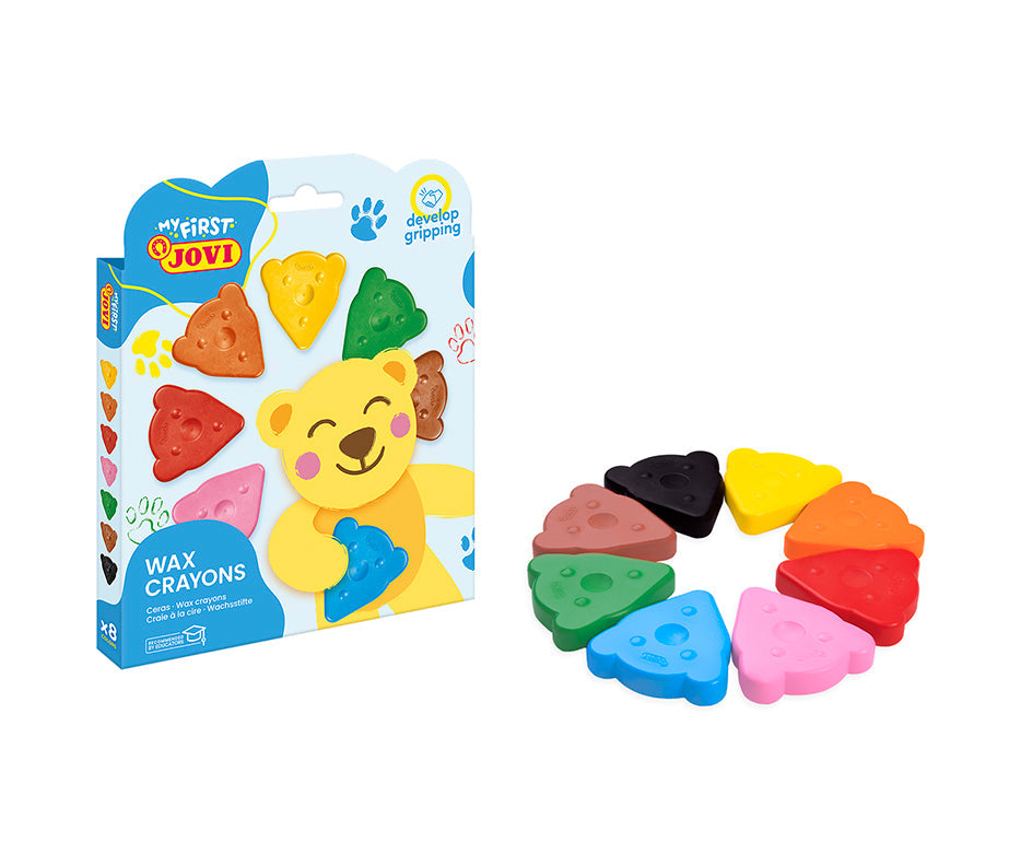 JOVI My First Magic Bear waskrijt in beervorm, 8 stuks
