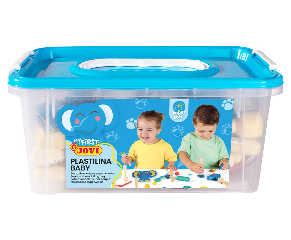 JOVI My First plasticine 20 × 38 g, 4 kleuren en 9 stempels