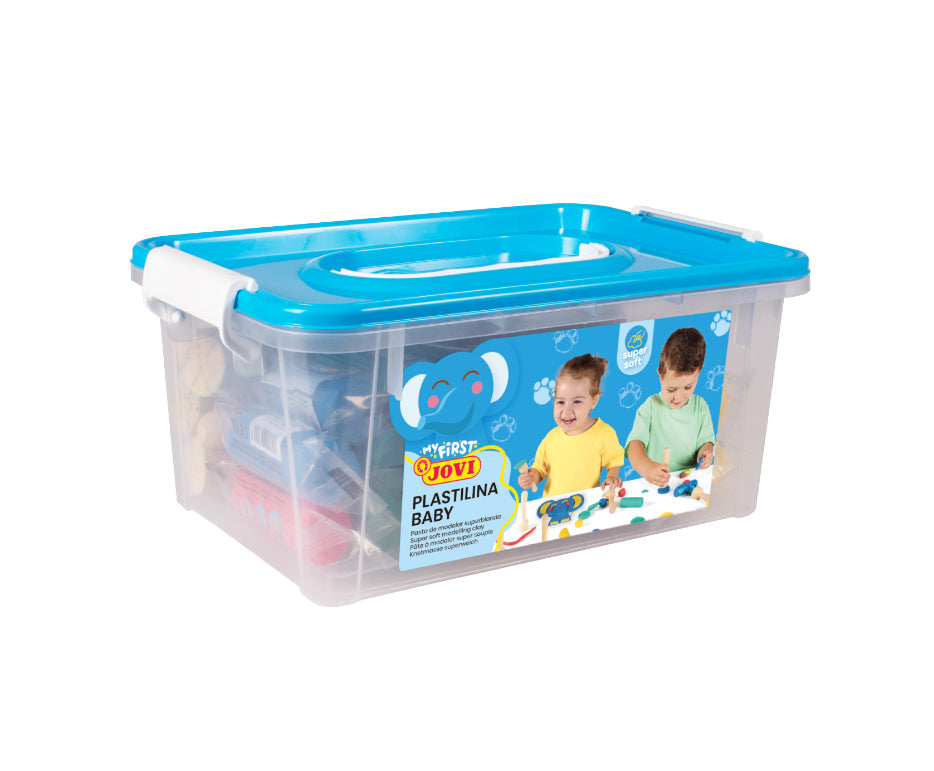 JOVI My First plasticine 20 × 38 g, 4 kleuren en 9 stempels
