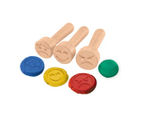 JOVI My First plasticine Emotions 4 × 38 g + 3 houten stempels