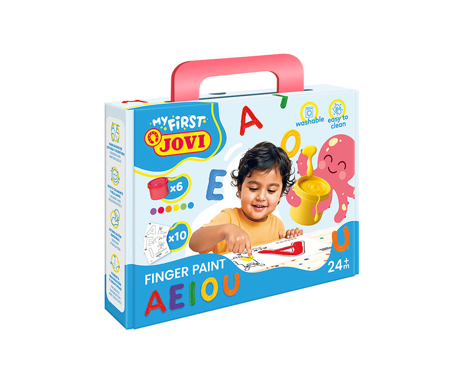 Jovi My First vingerverfset eerste klinkers, 11 stuks