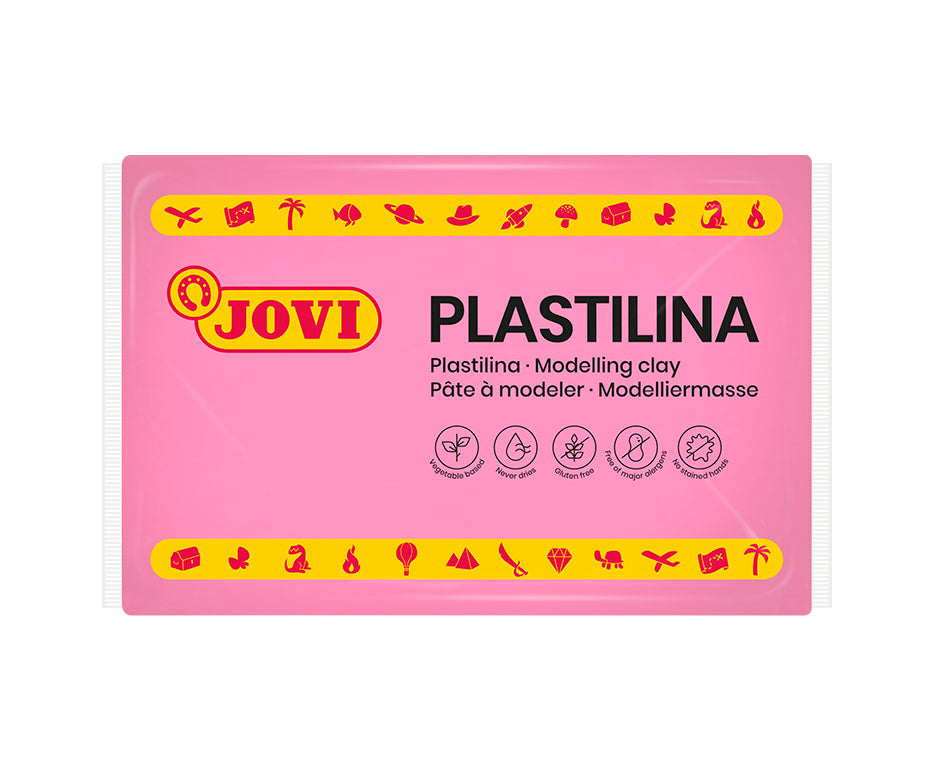 JOVI Natural Modeling Clay 350 g – pink