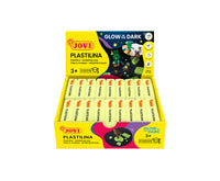 JOVI natuurlijke plasticine, licht op in het donker, 18 × 50 g