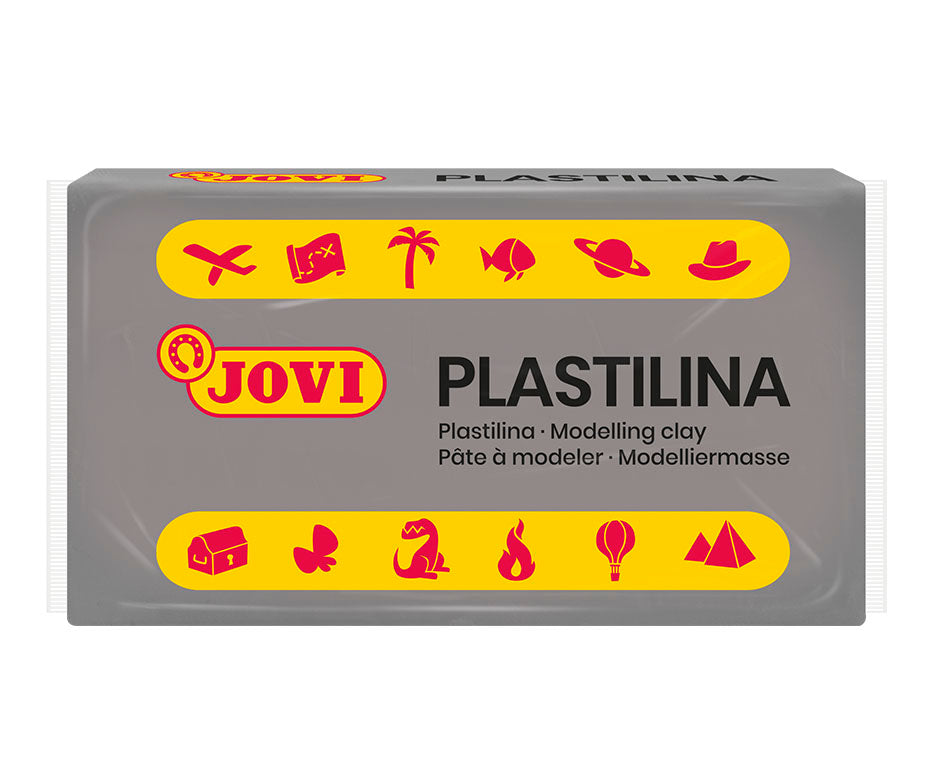 JOVI plasticine 50 g grijs