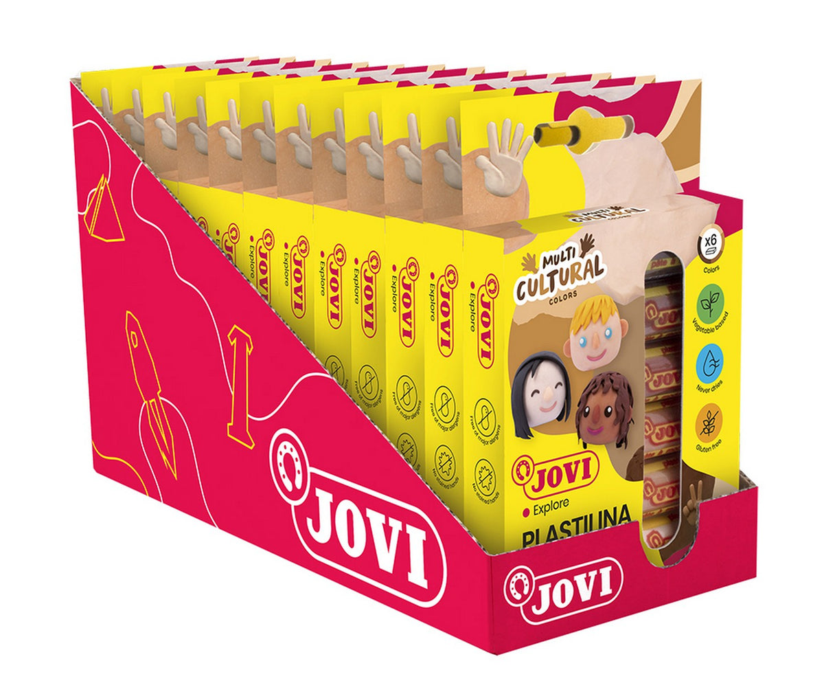 JOVI plasticine huidtinten 6 × 15 g