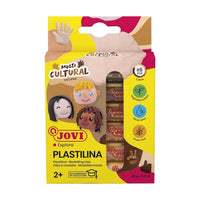 JOVI plasticine huidtinten 6 × 15 g