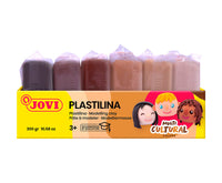 JOVI plasticine huidtinten 6 × 50 g