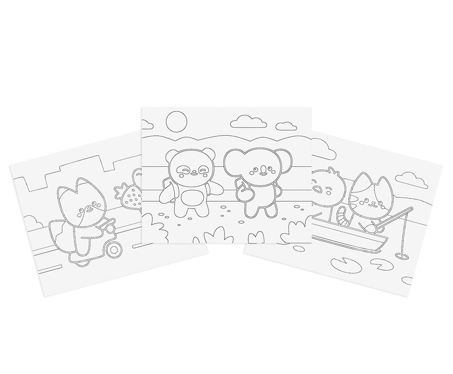 JOVI Play&Fun Kawaii zandschilderset, 12-delig