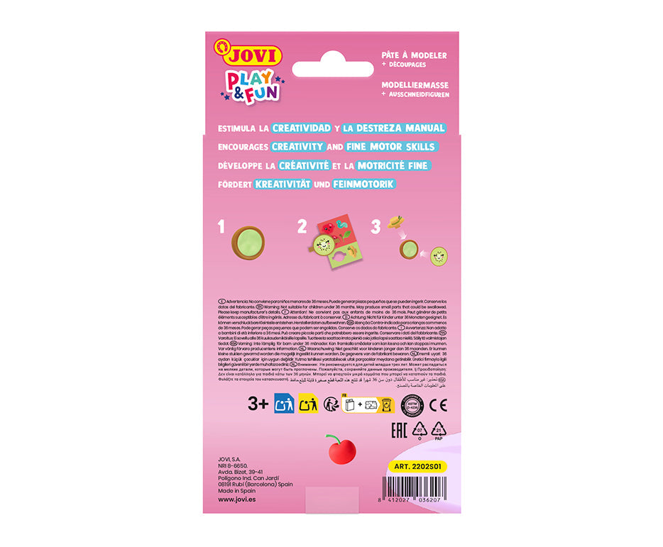 JOVI Play&Fun Mini set met natuurlijke speelklei