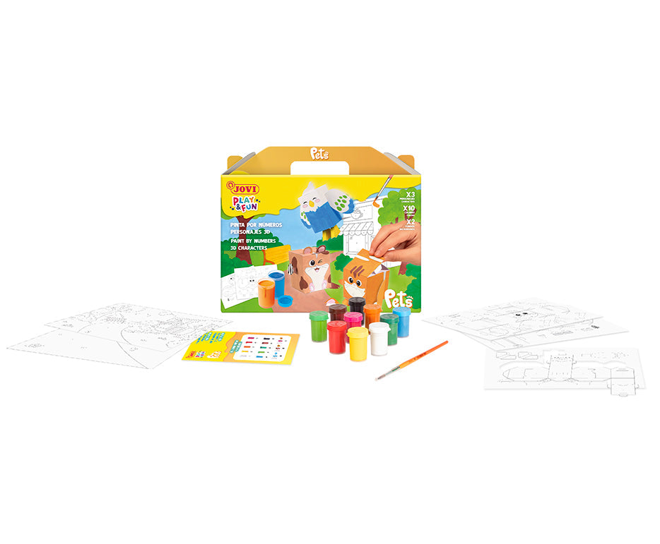 JOVI Play & Fun plakkaatverfset 17-delig