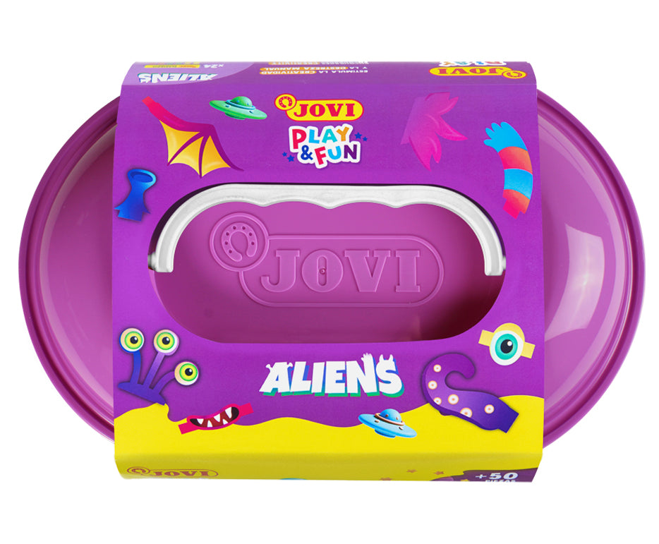 JOVI Play&Fun Plant-Based Modeling Clay Case Aliens - 50 pcs