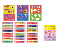 JOVI Play&Fun plasticine in koffertje Aliens, 50 stuks