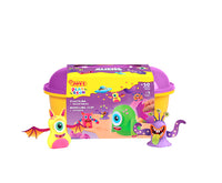 JOVI Play&Fun plasticine in koffertje Aliens, 50 stuks