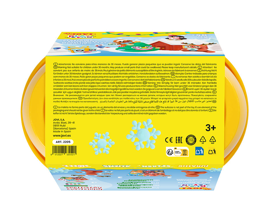 JOVI Play&Fun plasticine in koffertje Christmas Adventure