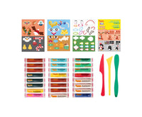 JOVI Play&Fun plasticine in koffertje Christmas Adventure