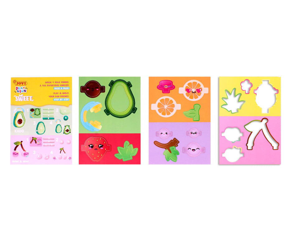 JOVI Play&Fun plasticine in koffertje Sweet, 50 stuks – afbeelding 4