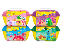 JOVI Play&Fun speelklei Jurassic in koffertje met accessoires