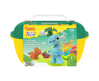 JOVI Play&Fun speelklei Jurassic in koffertje met accessoires