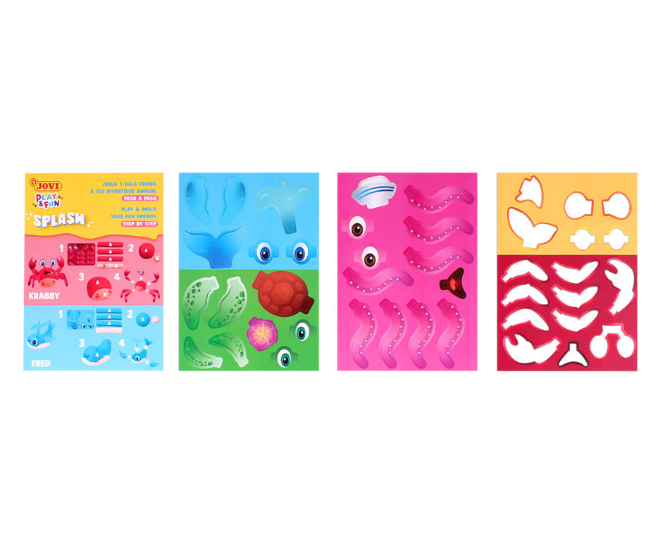 JOVI Play&Fun Splash plasticine 360 g in koffertje