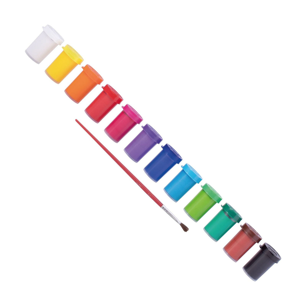 JOVI Premium plakkaatverf in gelvorm, 12 × 15 ml met penseel