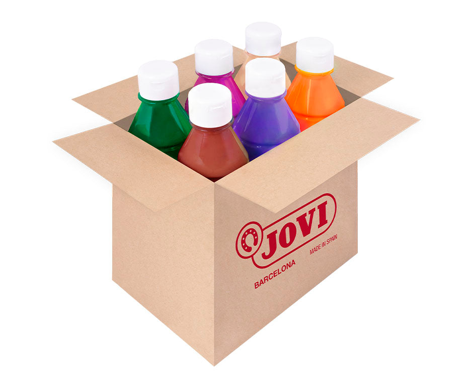 JOVI Premium schoolverf 6 × 250 ml, mix B